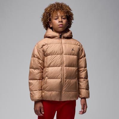 Jordan Kids Down Jackets Hooded Non detachable Moderate S brown