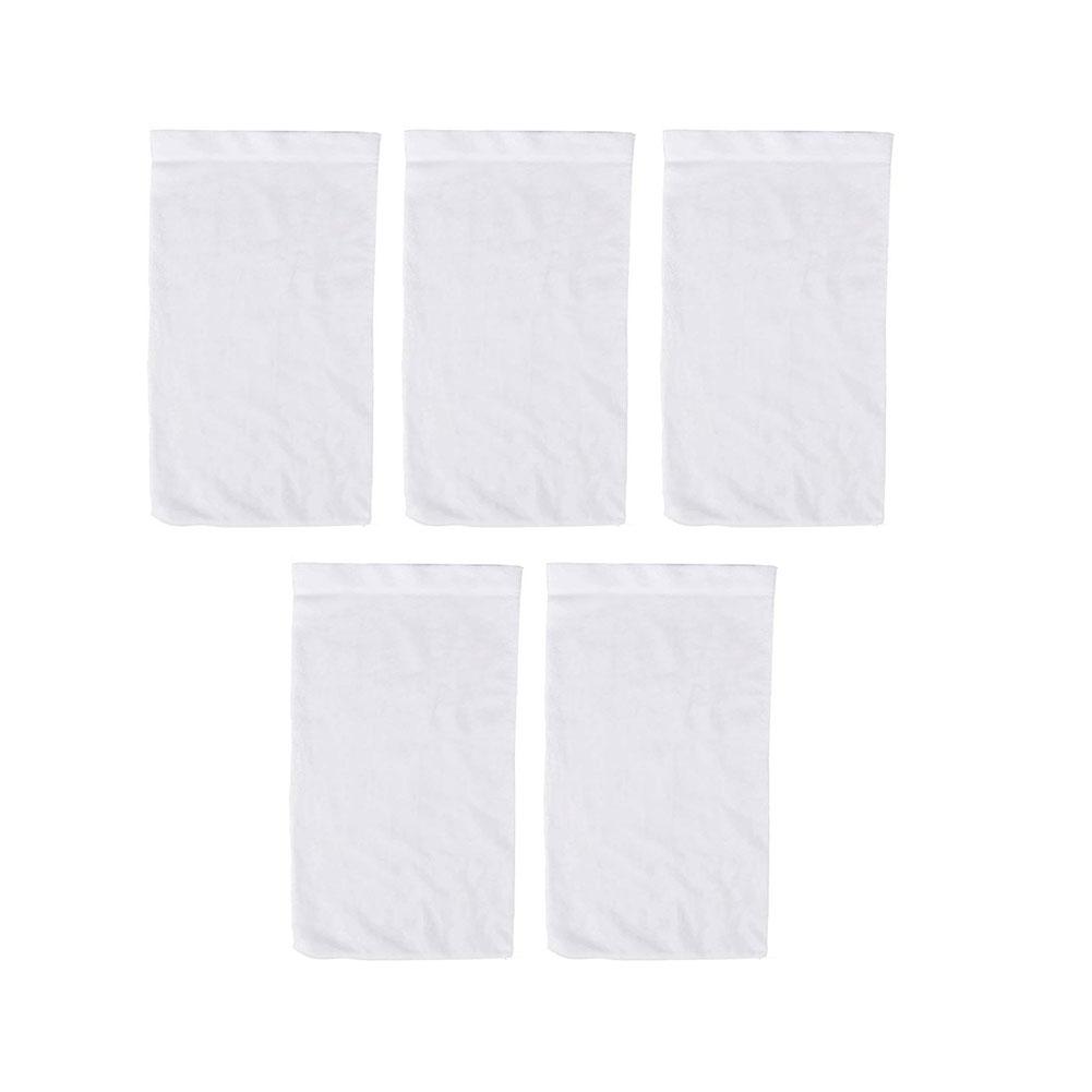Pool Skimmer Socks White Polyester Filtration Bag 13x22cm For Swimming Pool Debris Removal Cleaner Maintenance Tool 5 10 Sets white Eterna Home