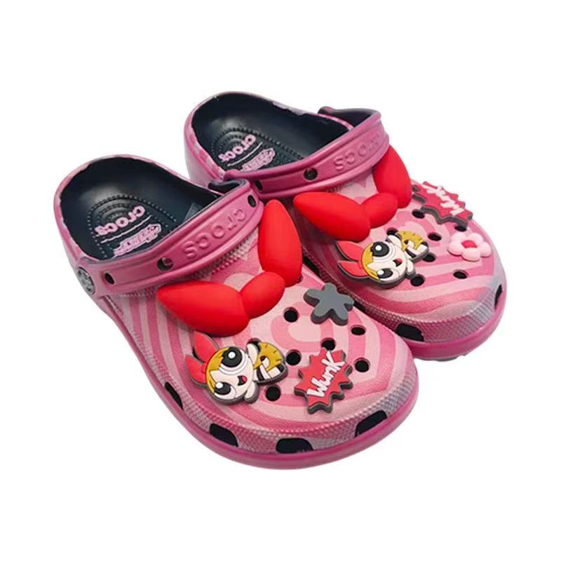 Детская обувь Crocs Classic Унисекс Сандалии и Шлепанцы 24-25(C8) розовый