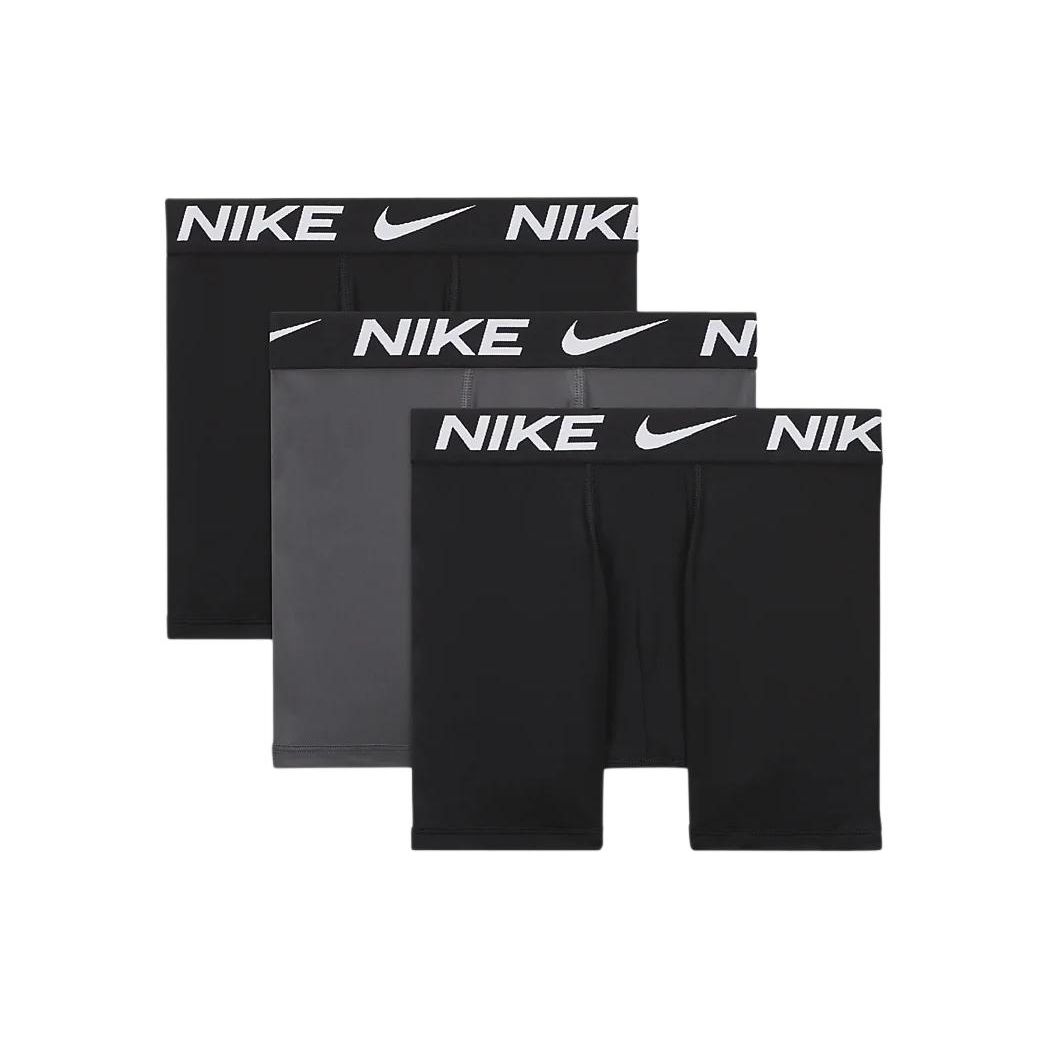 Повседневное спортивное нижнее белье Nike с логотипом-надписью, 3 штуки, детское детское белье FB0407-010 XS gray