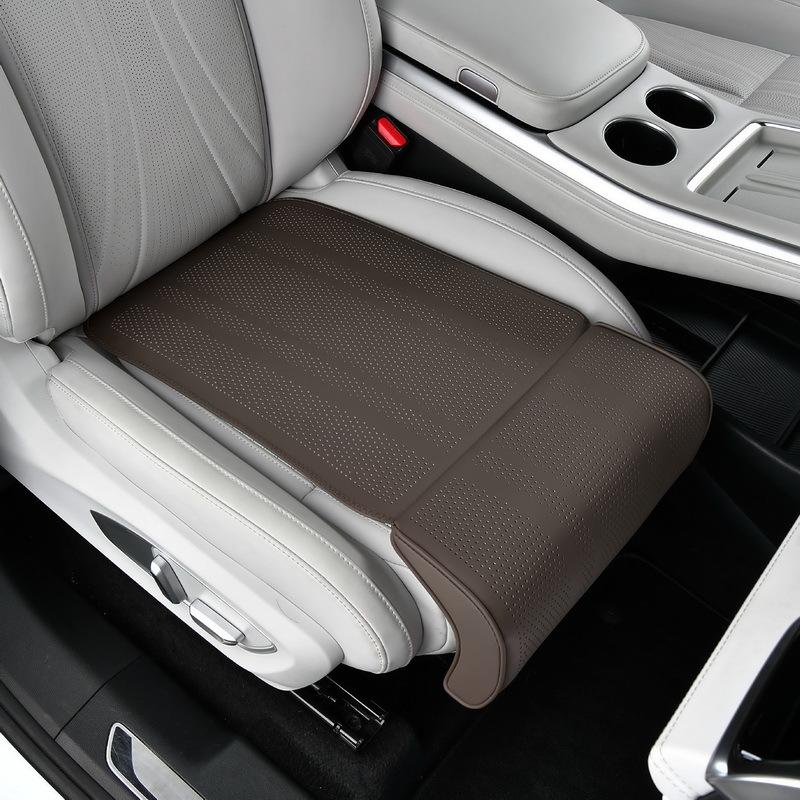 Car Seat Cushion with Leg Support Universal Seat Protector Cover Extension Leg Rest Padding Anti-Fatigue Auto Accessories Sponge&Spring And Summer кофейный Eterna Home