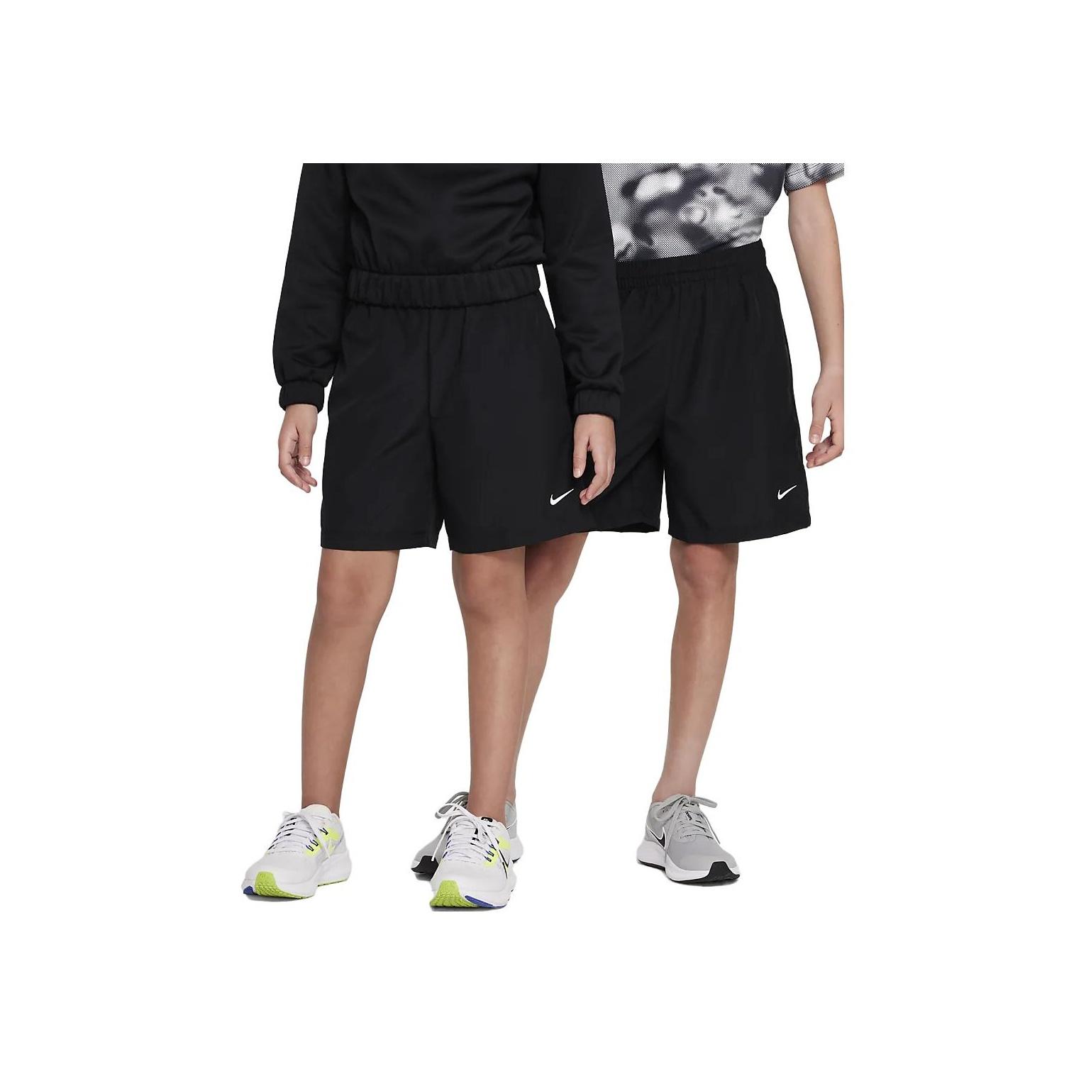 Детские шорты для тренировок Nike Dri-FIT Standard Issue с принтом и эластичным поясом DX5382010 S black