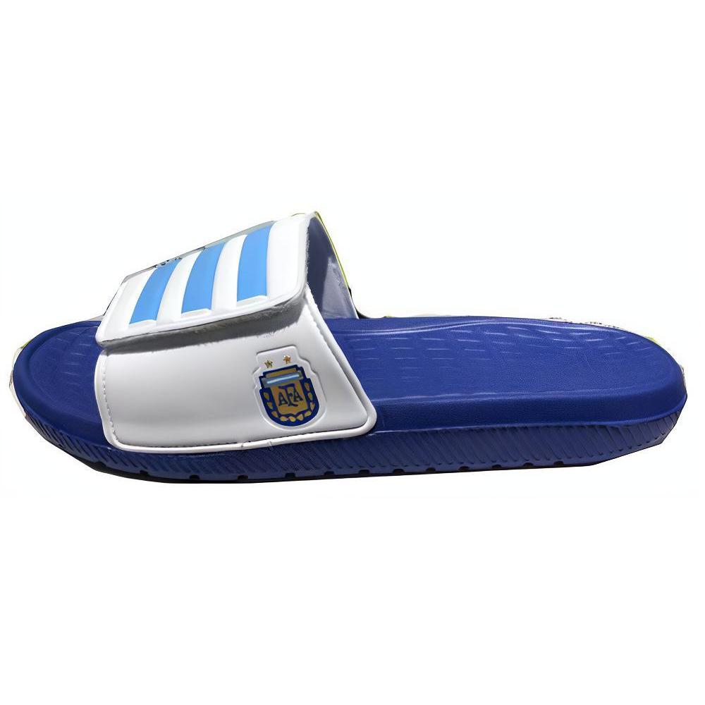 Adidas Тапочки на липучке сине-белые  Blue White  H68219 38 blue