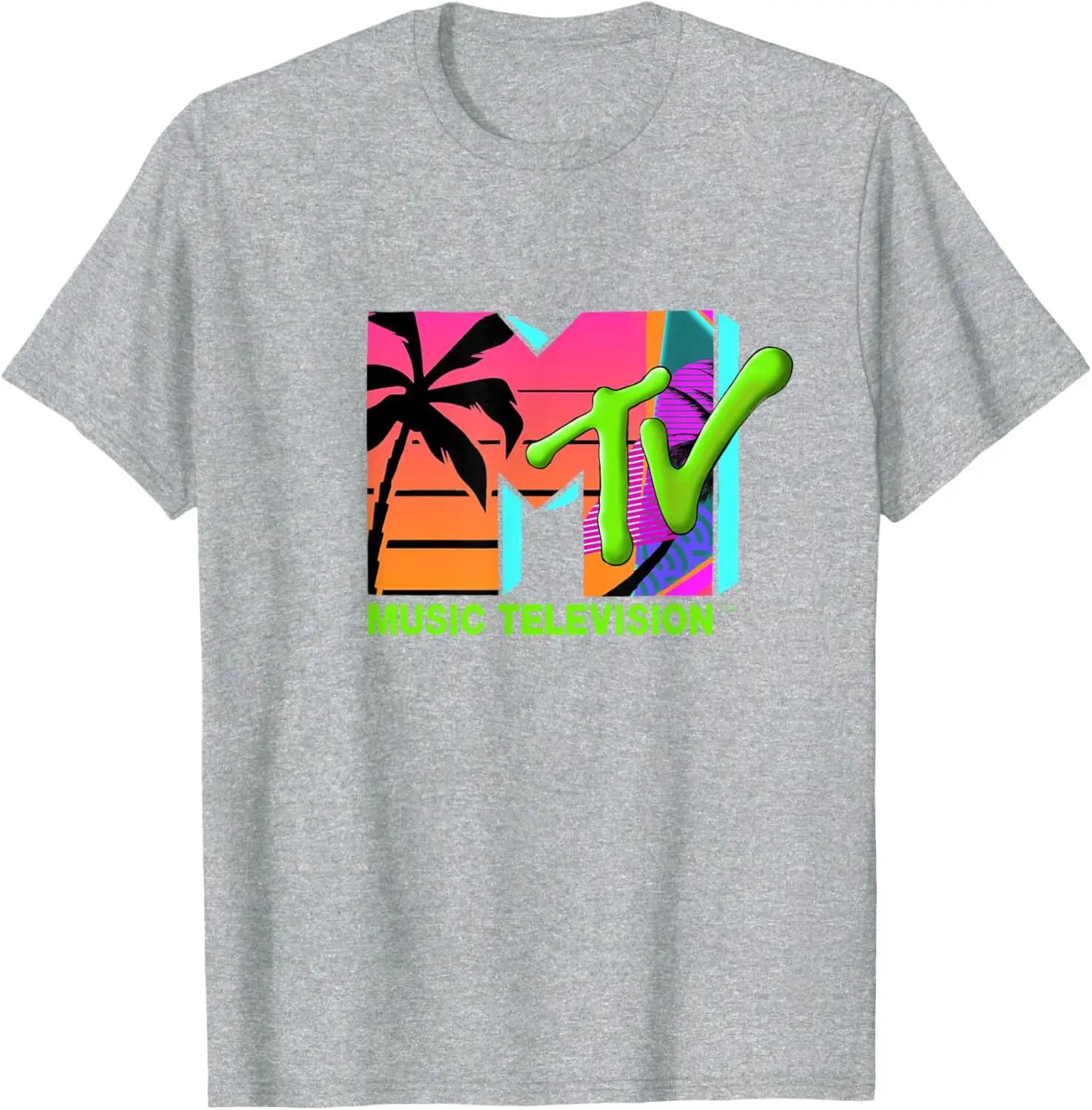 Vintage Fashion 80s90s Vintage Music Television MTV Graphic Tshirt The Official with  Style Short Sleeve TShirt Tee Streetwear S gray GUOYAN TOP