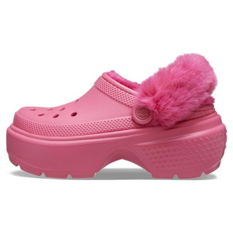 Женские кроксы-сабо Stomp Lined  Hyper Pink  36-37 розовый Crocs