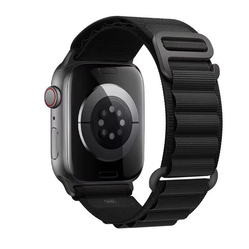 Альпийская петля Для apple watch Ultra2 ремешок 40 мм 49мм 44мм 41-45мм 46мм 42мм ремешки браслеты iwatch series 10 9 7 8 se 3 11 Ремешок S10 42-38 40 41 mm gray Aura Living