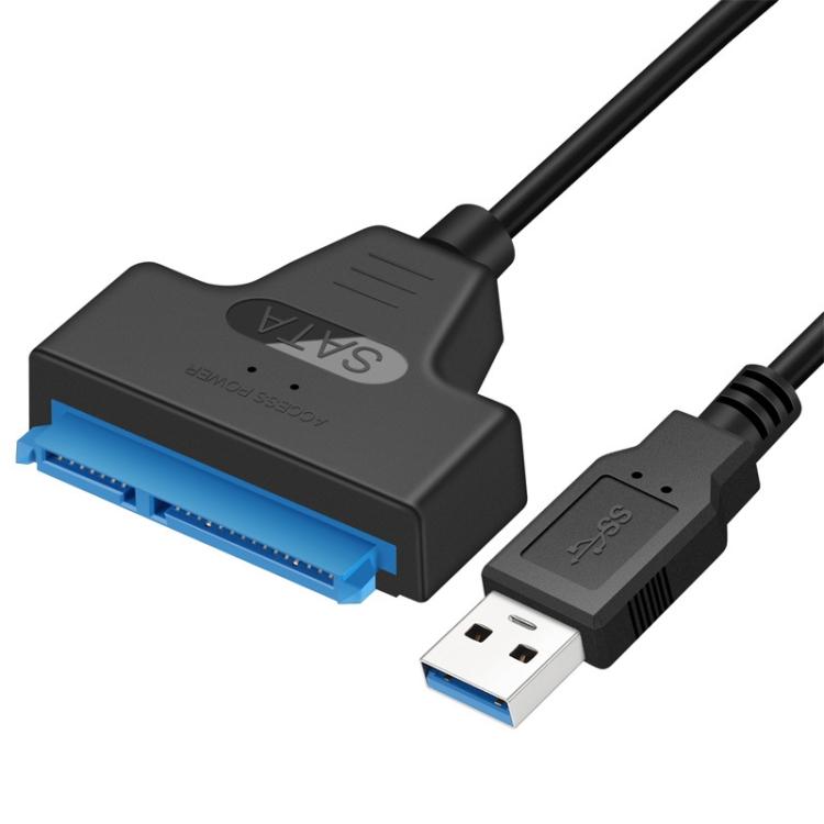 Профессиональный кабель-адаптер SATA - USB 3.0 для 2,5-дюймового SSD-накопителя с возможностью расширения разъема black Sunsky-Computer Parts