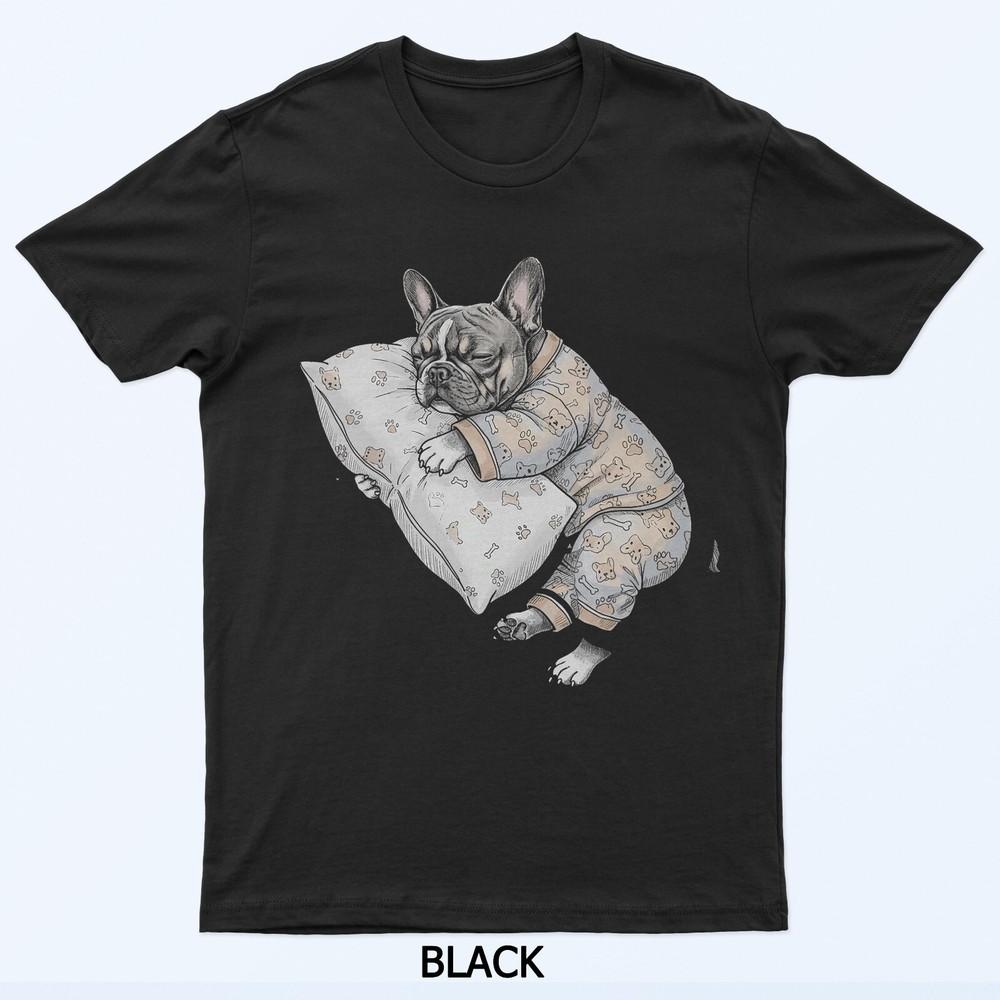 Смешная сонная пижама для мужчин и женщин с французским бульдогом 2XL gray HeavyMetalTee