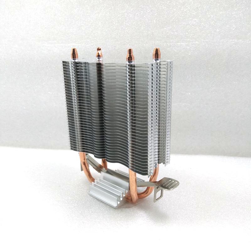 Сверхтихий кулер с медной трубкой для процессоров 1366, AMD 1700, X79 и 2011 Pins gray VividTrove
