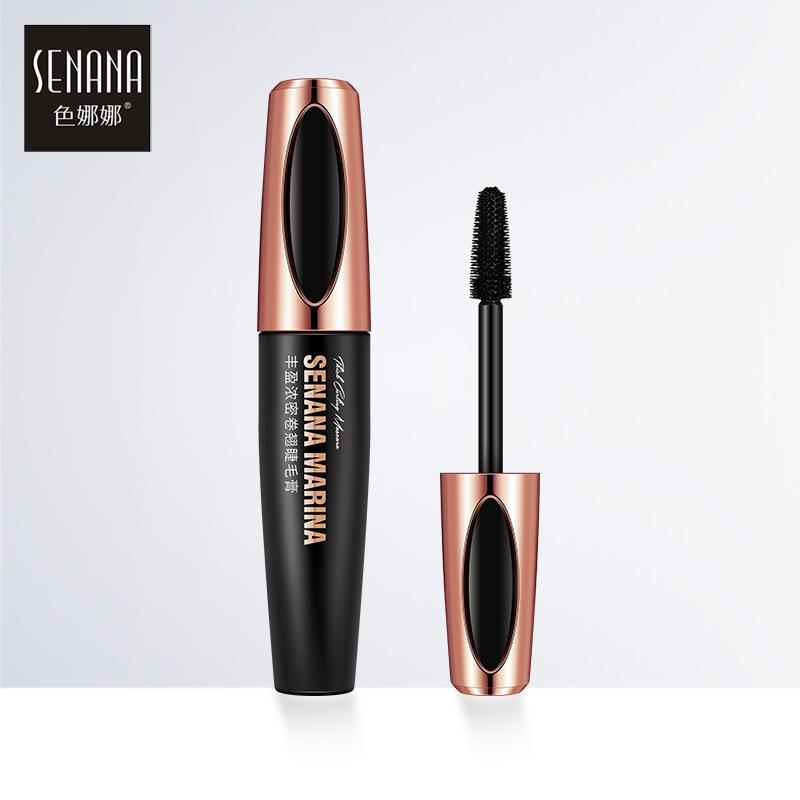 Тушь для ресниц SENANA Plump and Thick Curling Mascara, натуральная удлиняющая тушь для ресниц, косметика 8g black Beauty Makeup Station