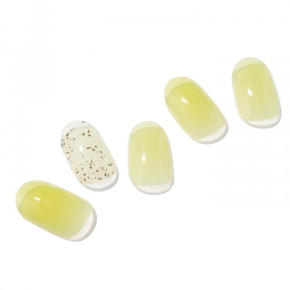 Уууу Лимонно-сливочный гель-лак для ногтей Lemon cream gel nail white Kcosme