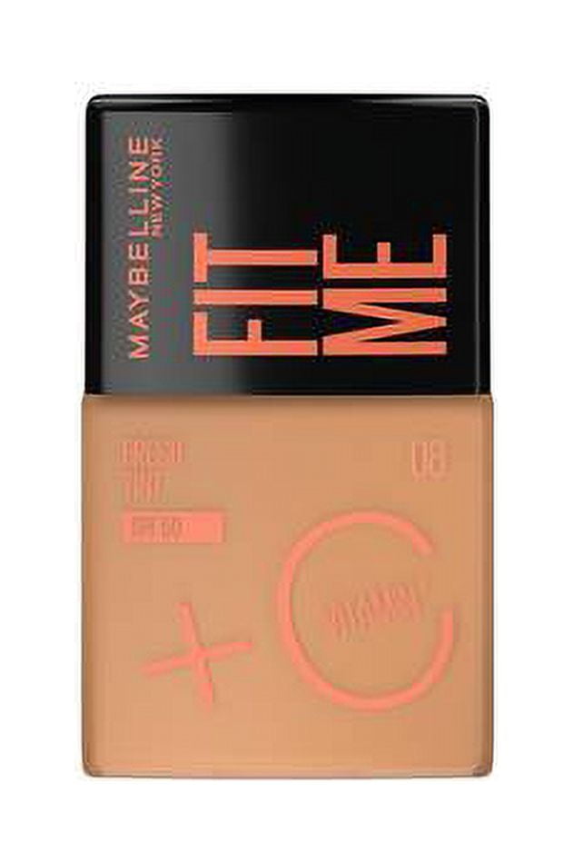 Тональный крем Maybelline New York, Легкий оттеночный крем для кожи с SPF 50 и витамином C, Естественное покрытие, Для ежедневного использования, Fit Me Fresh Tint, Оттенок 08, 30 мл black Evellene International