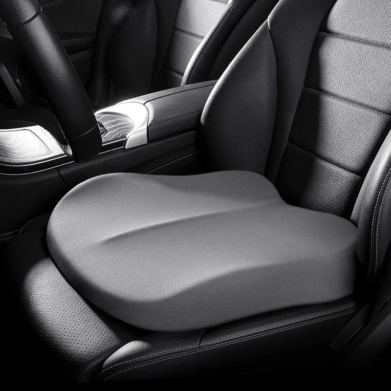 Car Booster Seat Cushion Heightening Height Boost Mat Breathable Portable Car Seat Pad Fatigue Relief Suitable For Cars Other&Four Seasons серый Auto parts Supplies