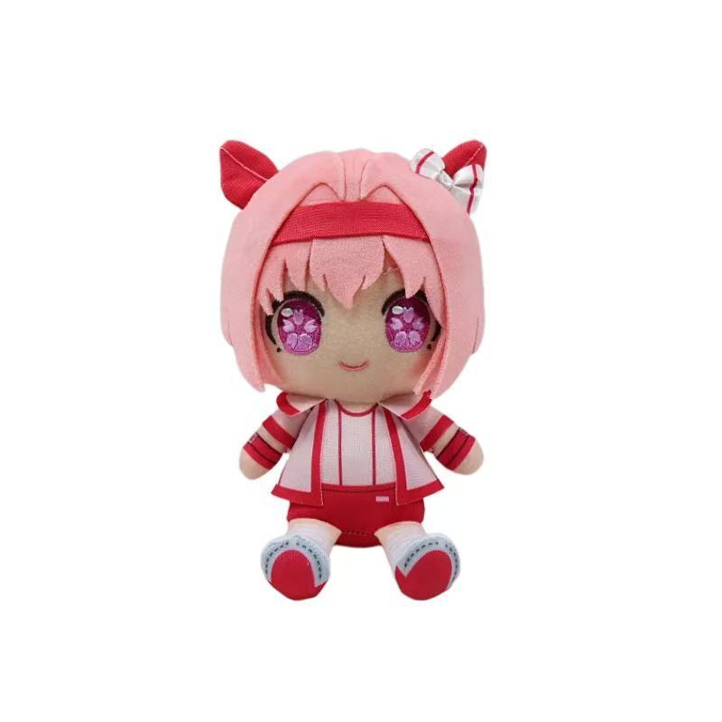 Новая Плюшевая кукла Агнес Тахион 20 см из аниме Uma Musume Pretty Girl с розовыми волосами, мягкая игрушка для ребенка, подарок на день рождения pink MINI1