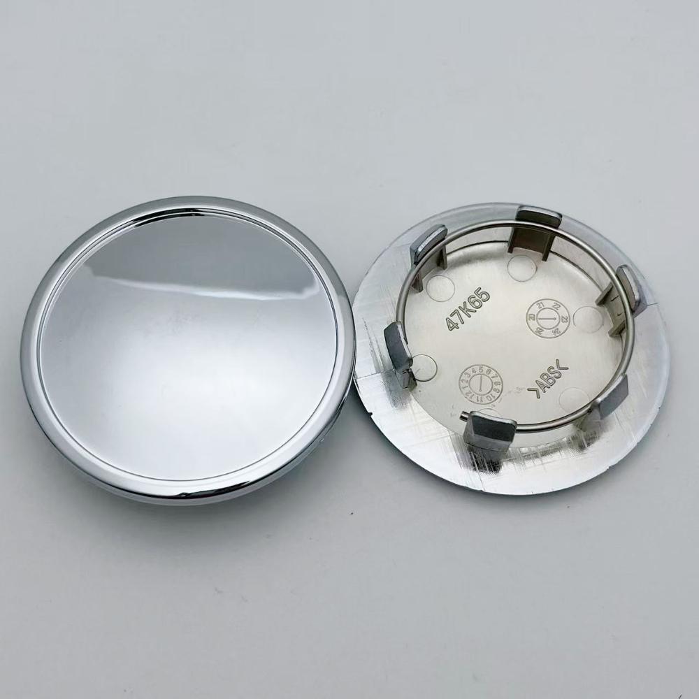 4pcs 65mm Blank No Emblem Car Wheel Center Caps Wheel Rim Caps Auto Hub Dust Cover Universal Car Accessories for Porsche Macan 4pcs 47K65 Wheel Cap white