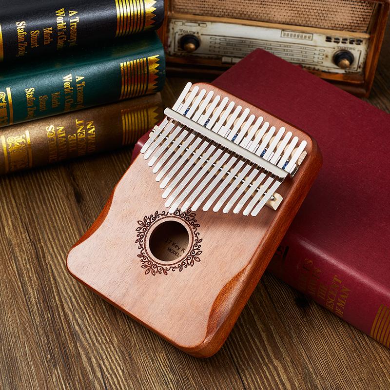 17 клавиш Kalimba Thumb Piano Высококачественные деревянные музыкальные инструменты Mbira Body с обучающей книгой Kalimba Piano Рождественский подарок white damaiya11