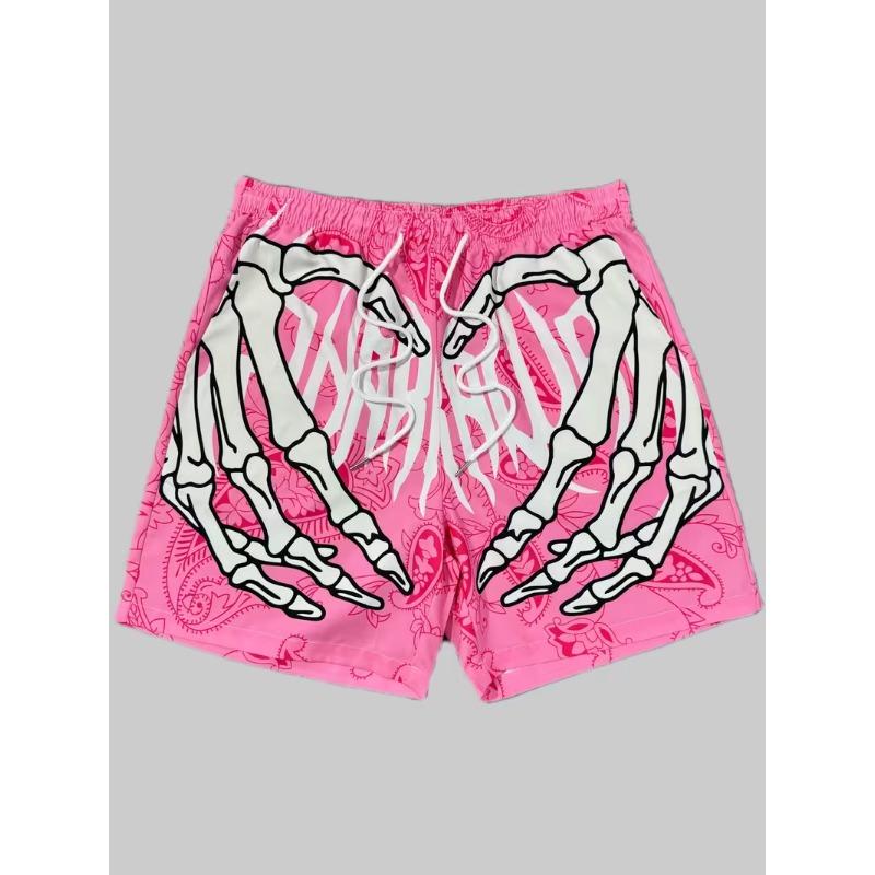 мальчишеские летние повседневные шорты M pink hengyuan40
