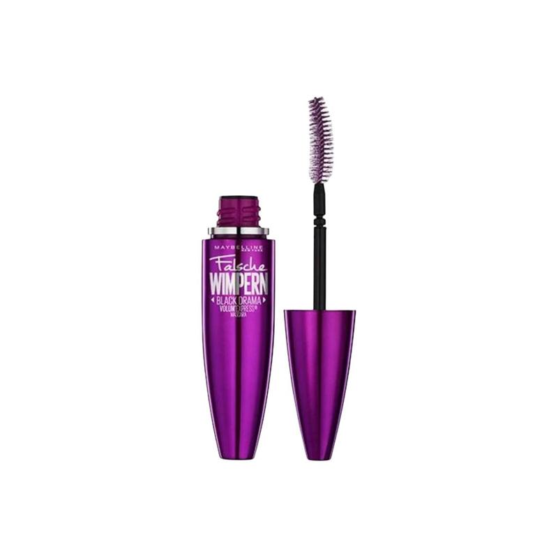 Maybelline Эффект накладных ресниц густые черные стойкий цвет насыщенный черный Цветная тушь для ресниц Интенсивно черная 8.2 мл чёрный