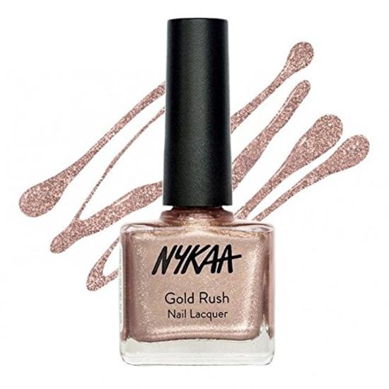 Лак для ногтей Nykaa Gold Rush Champagne 122 gray Vedic India