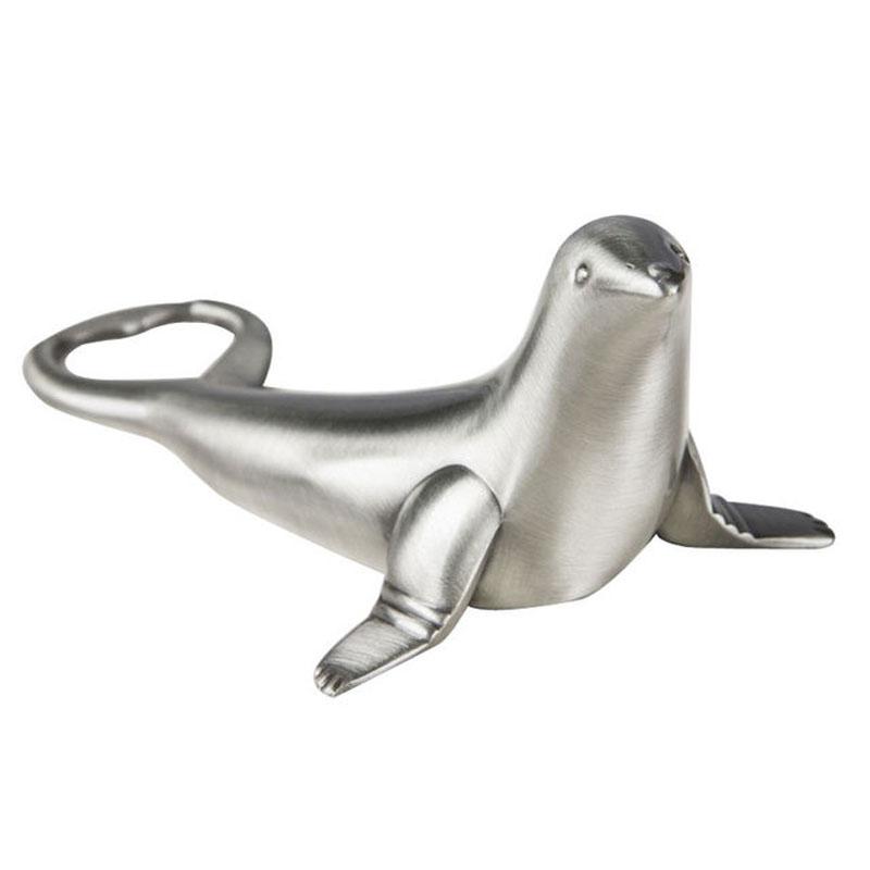 European Creative Multifunctional Beer Bottle Opener Zinc Alloy Sea Lion Dolphin Bottle Opener For Men Gifts gray Cozy Cottage-Relax