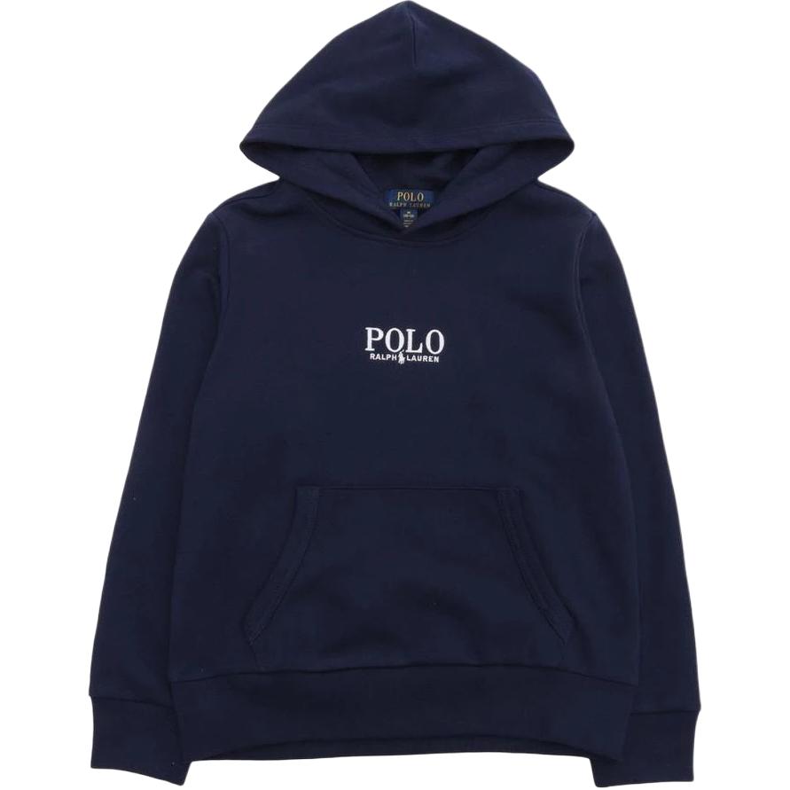 Худи Polo Ralph Lauren с надписью, карманом и длинными рукавами, детские худи, темно-синий 323961255-002 XL black