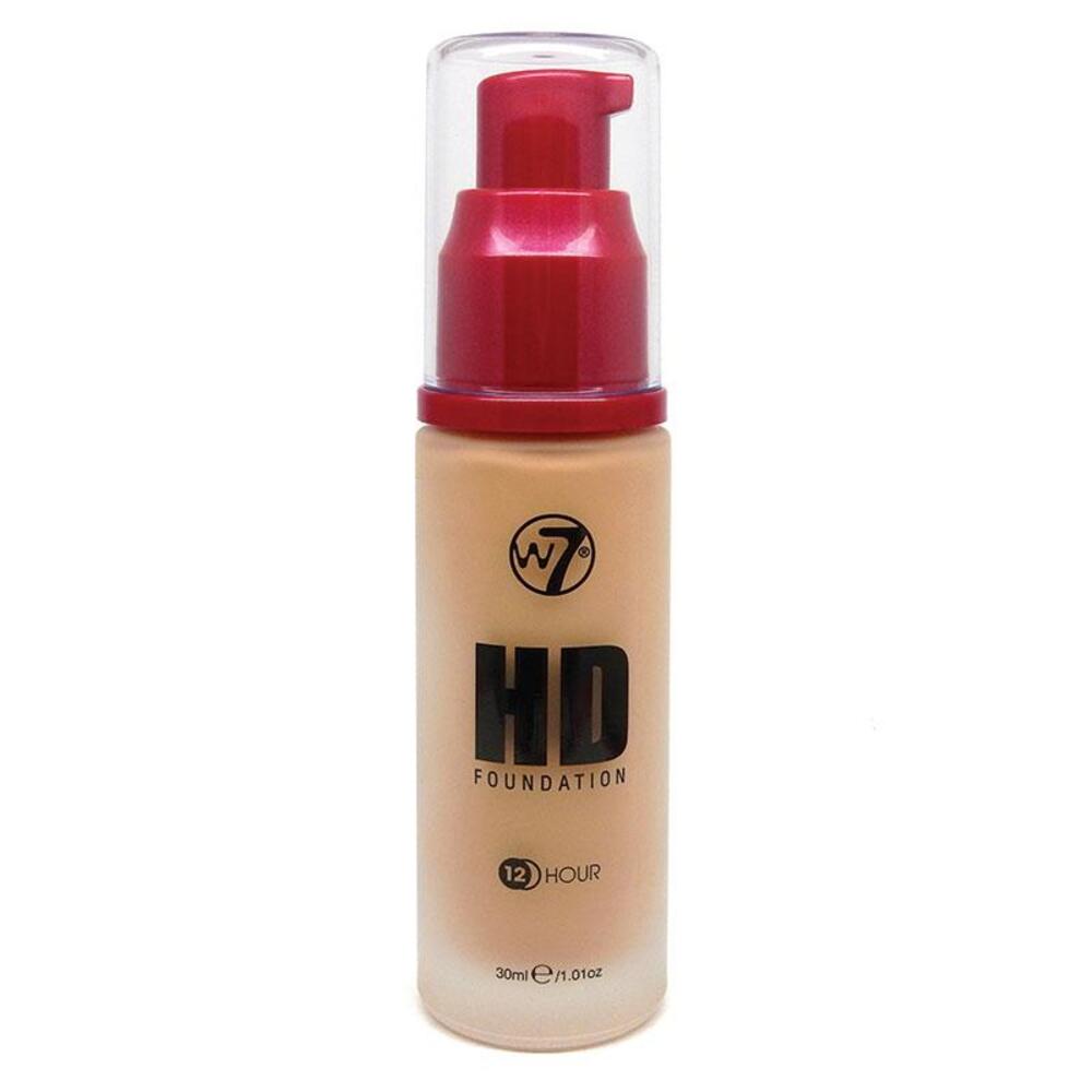 Тональный крем W7 HD Натуральный загар brown BeautyGlam