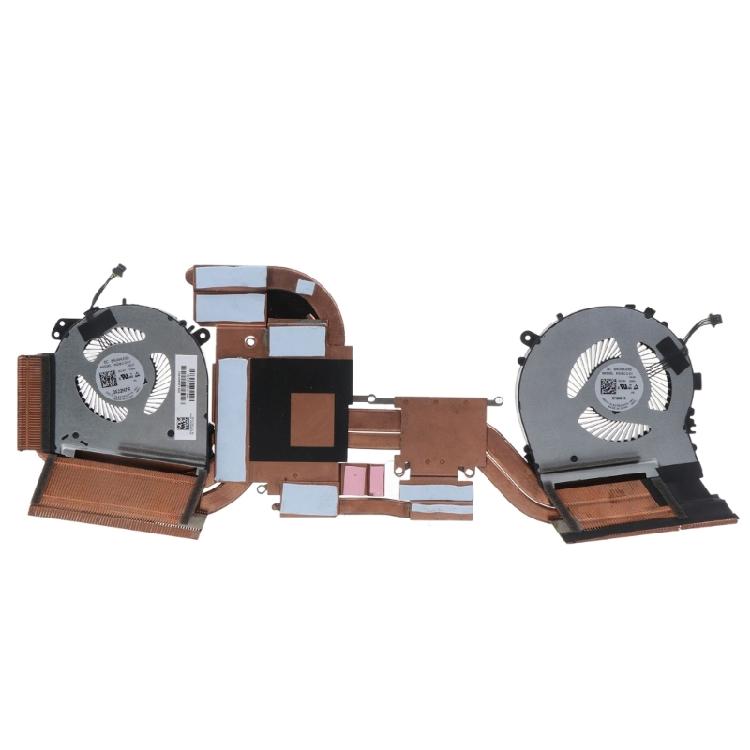 Вентилятор охлаждения CPU GPU с радиатором для Omen 15-DH 15-DH002NR TPN-C143 L57329 1 gray Manganese