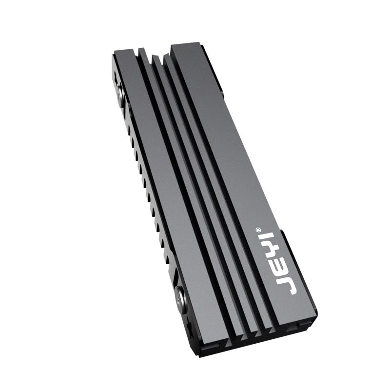 Радиатор JEYI M.2 NVMe SSD - Ультратонкий алюминиевый SSD Heatsink Series gray