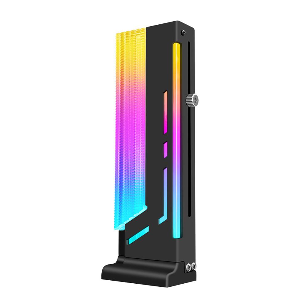 Держатель для видеокарты RGB, держатель для видеокарты, райзер для GPU, держатель для GPU RGB 5 В, регулируемый кронштейн для видеокарты purple Automotive parts products