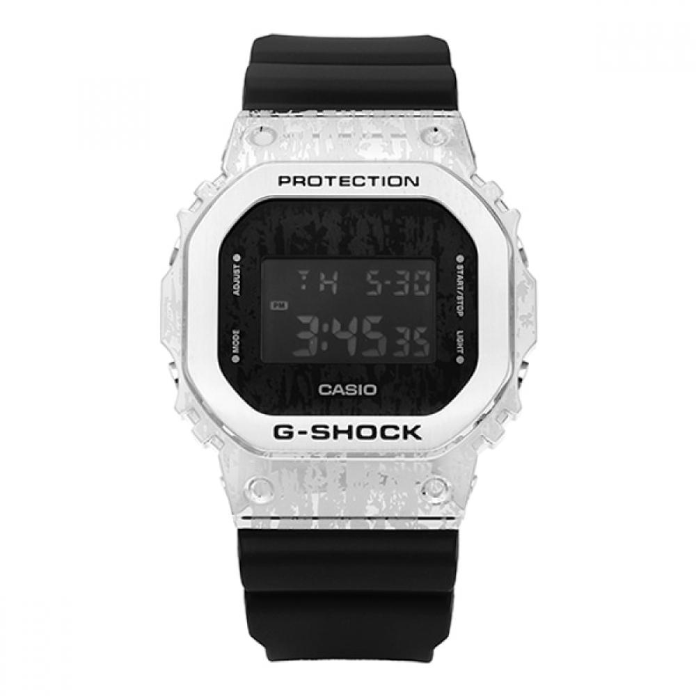 G Shock Gm 5600GC 1dr Gm 5600GC 1 5600 SerieS DIGITAL SQUARE SPORTS Soldier GrunGe Men S PU Watch GM-5600GC-1DR black TrendMecca Watches