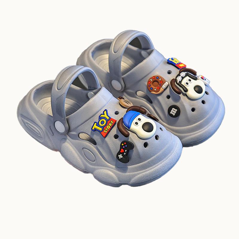 Children s Paw Patrol Slippers eva New summer men s anti-slip, odor-resistant indoor and outdoor cute thick-soled clogs 22-23Inner Length16cm/a L синий QIANG xie