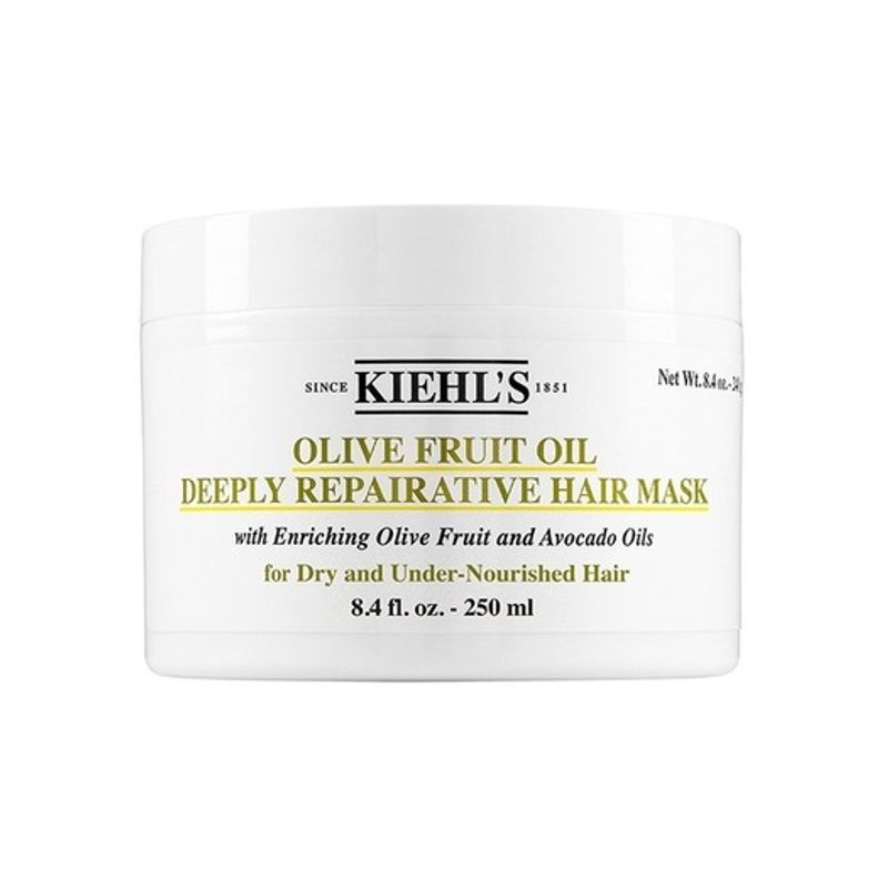 Глубоко восстанавливающая маска для волос с оливковым маслом 250 мл white Kiehls