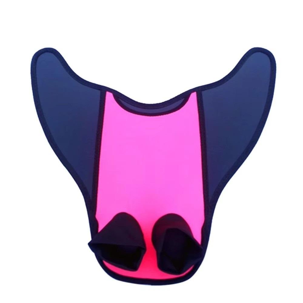 Lightweight Snorkelling Tail Fins One-piece Design Swim Training Fins New Monofin Flipper  For Kids Child - Rose Red purple VFSonfgf